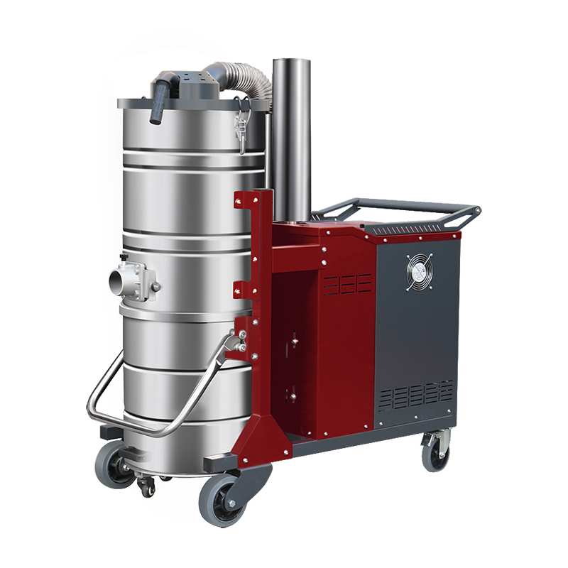河源坦洁380V 双桶手动反吹工业吸尘器X8系列